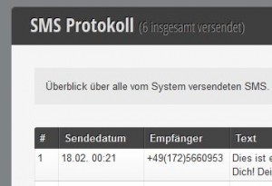 SMS Protokoll